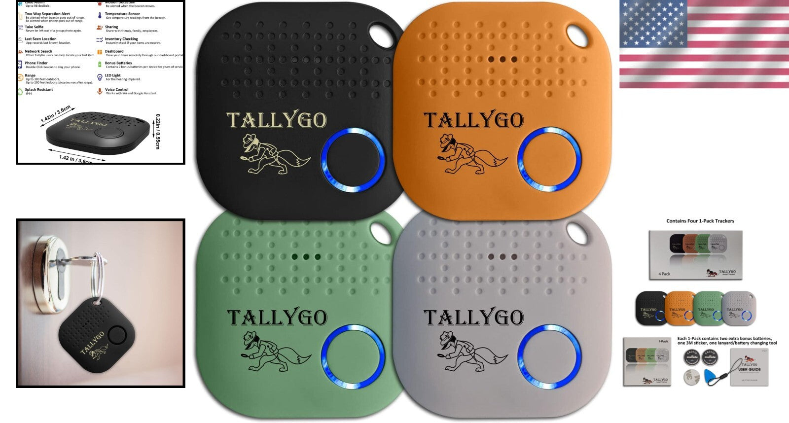 Innovative Bluetooth Location Tracker - Two-Way Alerts & GPS for Every Life Need