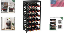Load image into Gallery viewer, Versatile 6-Tier 24-Bottle Wine Rack: Perfect for Home Bars and Dining Rooms