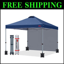 Load image into Gallery viewer, Sturdy 10'x10' Outdoor Canopy Tent with Vent and Sidewall - Easy Portable Design