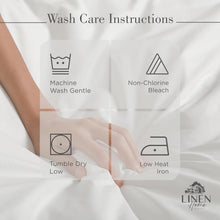 Load image into Gallery viewer, Luxurious 100% Cotton Percale King Size Sheet Set - 8 Pieces, Deep Pocket Design