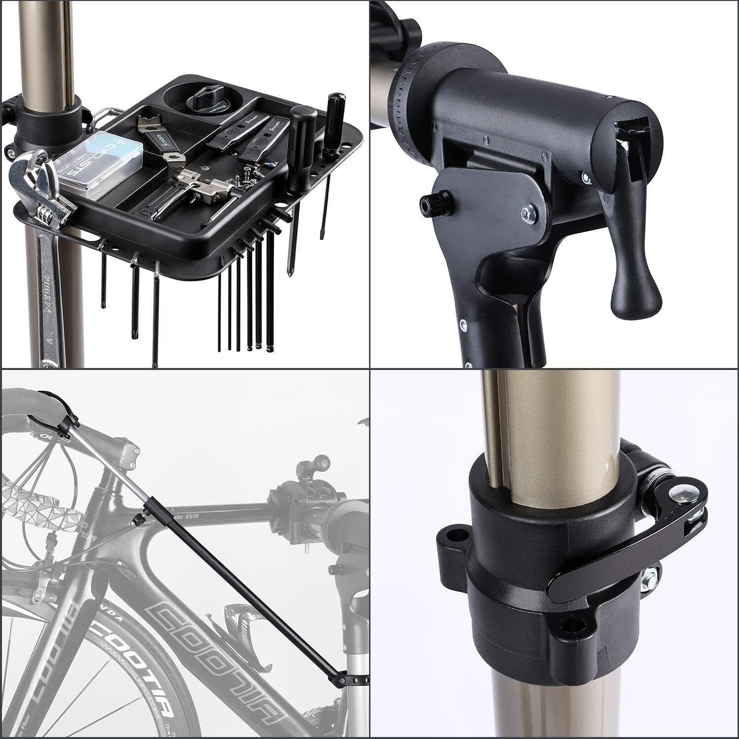 Durable 360° Rotatable Bike Mechanic Stand – Lightweight and Easy to Store