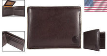 Load image into Gallery viewer, Premium Oil Tan Leather Wallet for Men - Debossed Logo &amp; Interior Organization