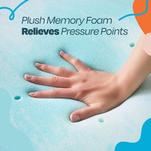 Load image into Gallery viewer, CertiPUR Certified 4-Inch Plush Gel Memory Foam Topper - Refresh Your Sleep