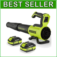 Load image into Gallery viewer, Cordless Leaf Blower 560 CFM with 2x 4.0Ah Batteries - Lightweight &amp; Efficient