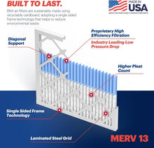 Load image into Gallery viewer, TruFilter 6-Pack MERV 13 HVAC &amp; AC Filters - Allergy Relief &amp; Smoke Capture