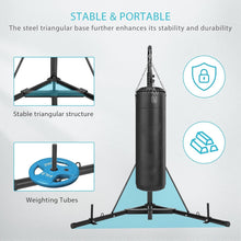 Load image into Gallery viewer, Sturdy Adjustable Boxing Bag Rack - Perfect for Home Fitness &amp; MMA Training