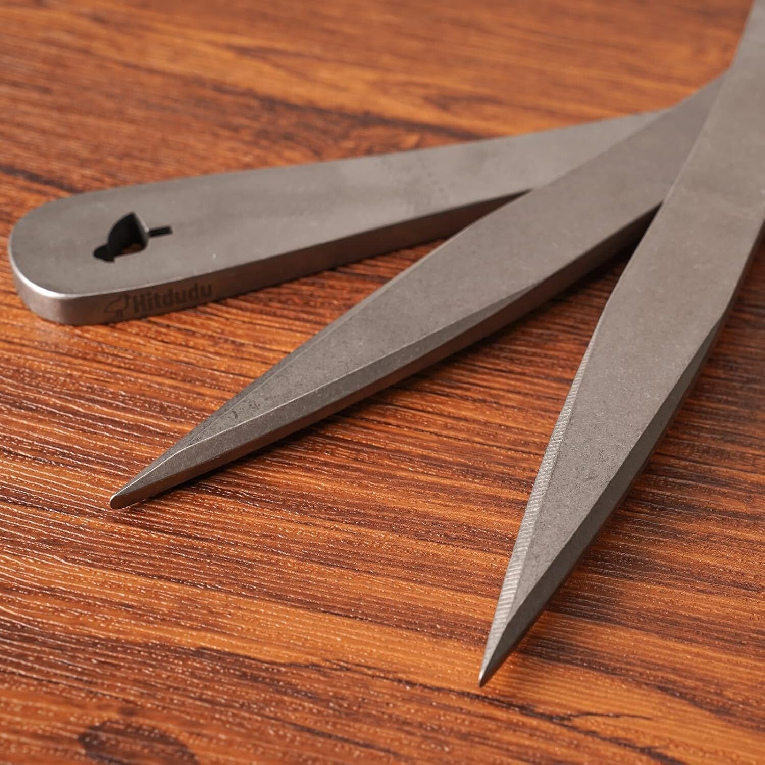 Versatile 6-Pack Throwing Spikes - Modern Stainless Steel with Care Instructions