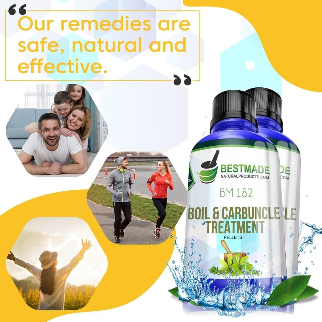Fast-Acting Natural Remedy for Boils & Carbuncles - Safe & Gentle 25g Pellets