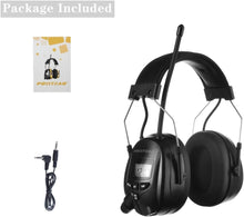 Load image into Gallery viewer, Noise-Reducing Ear Muffs with Digital Radio &amp; Comfortable Over-Ear Design