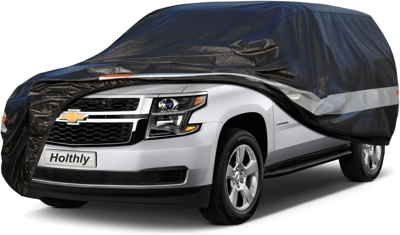 Heavy-Duty Custom Fit Car Cover for Large SUVs - Ultimate Weather Protection
