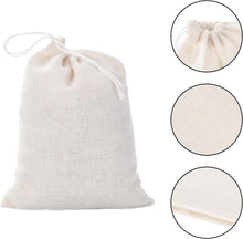 Load image into Gallery viewer, Reusable 3x4 Inch Cotton Drawstring Gift Bags - Pack of 400 for Weddings &amp; More