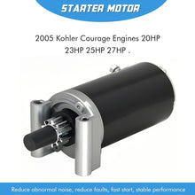 Load image into Gallery viewer, Premium 12V Kohler Starter Replacement - Fits Cub Cadet LT1050, GT1554, RZT-50