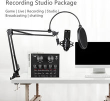 Load image into Gallery viewer, Professional BM-800 Condenser Microphone &amp; Recording Studio Package for Creators
