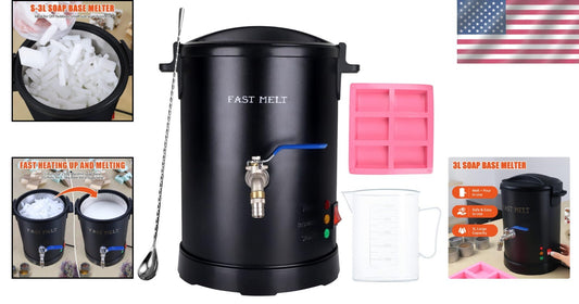 6Lbs Soap Making Kit with Quick Pour Spout & Constant Temperature Control