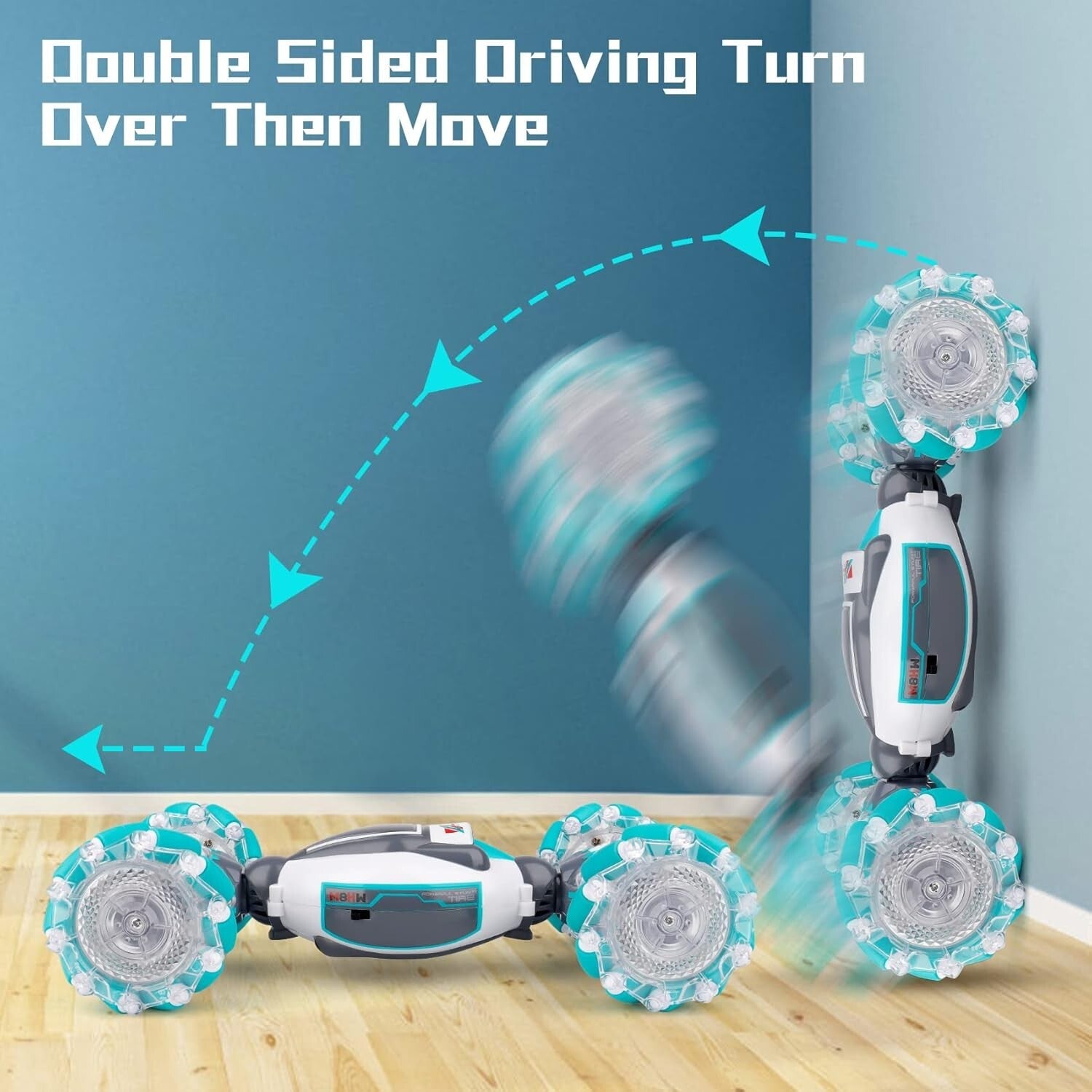 360-Degree Rotating RC Stunt Car - Perfect Gift for Boys & Girls Aged 6-12
