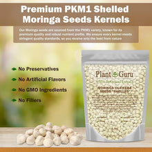 Load image into Gallery viewer, Clean Moringa Seeds - 2 lbs. Wide Mouth Jar - Boosts Energy &amp; Supports Wellness