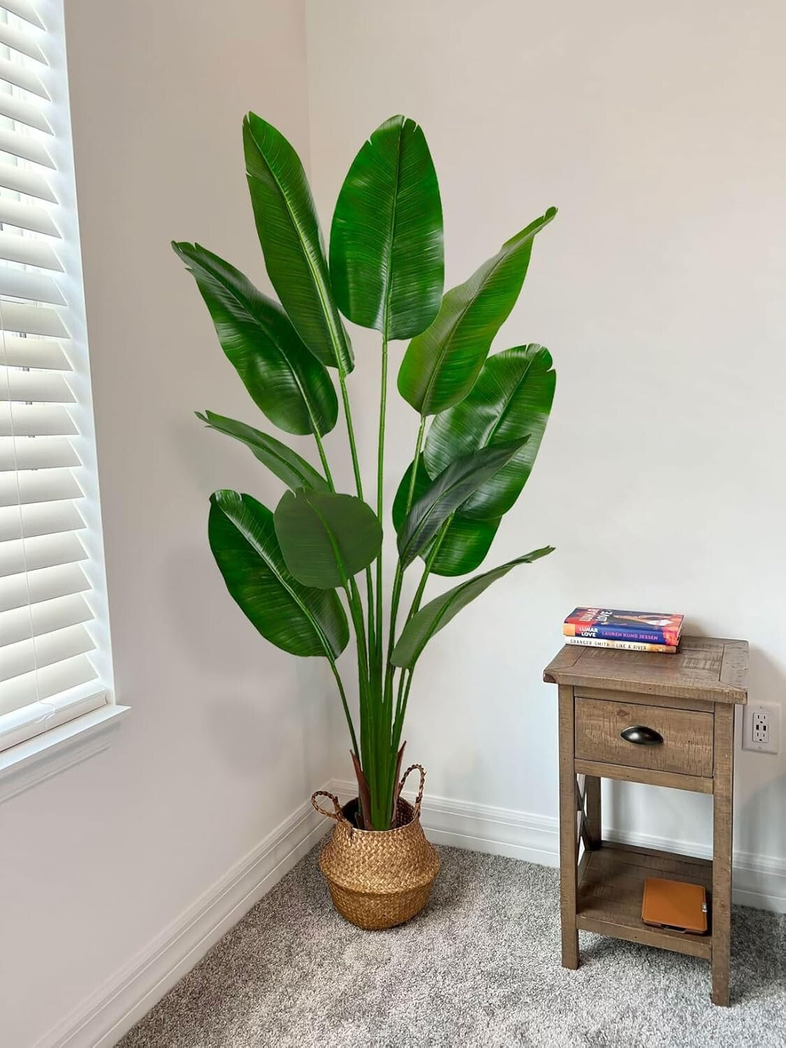 6ft Artificial Bird of Paradise Tree - Lush Silk Leaves for Elegant Decor