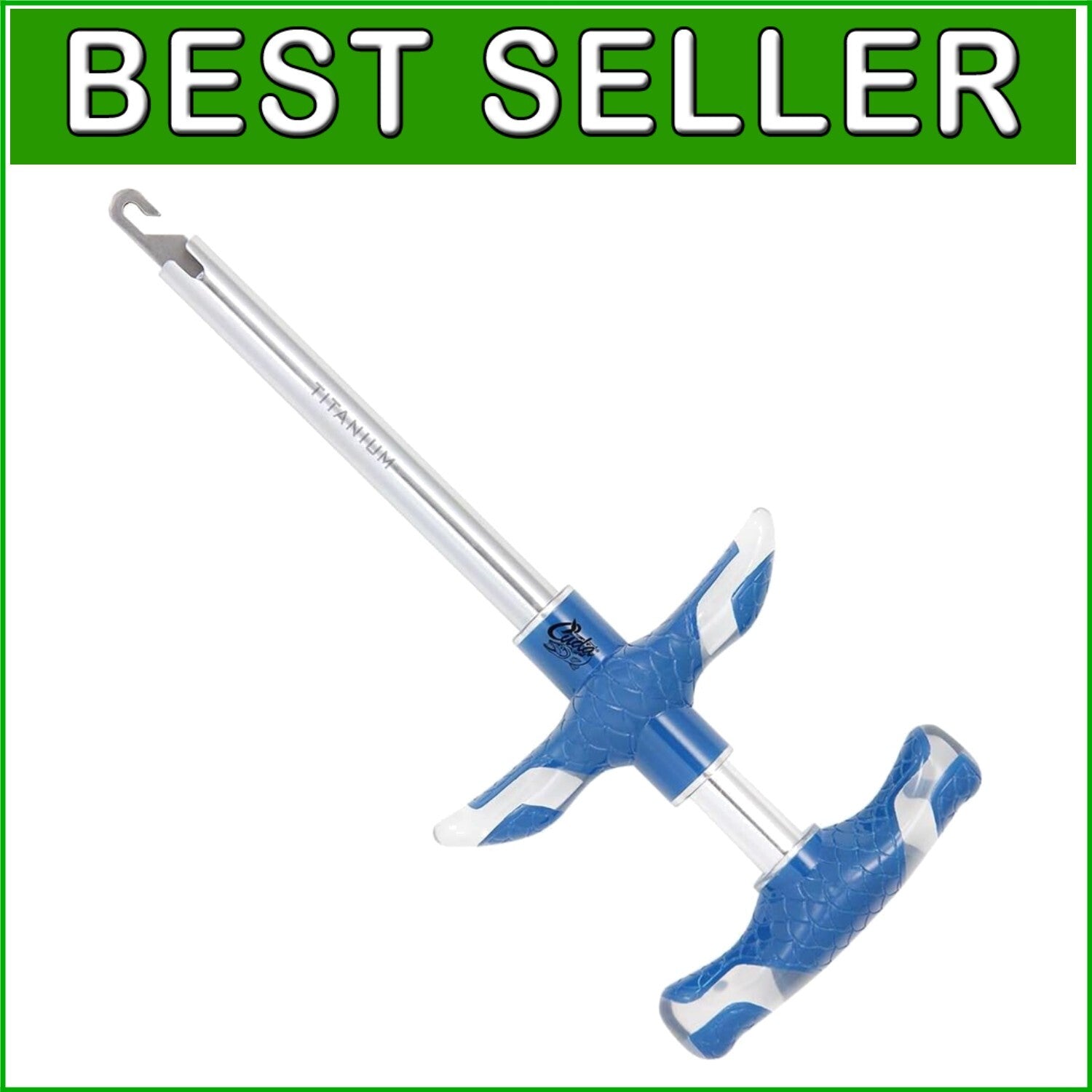 Cuda Dehooker: 8.5-Inch Titanium Fish Hook Remover Tool for All Conditions
