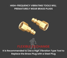 Load image into Gallery viewer, V Style 1/4 NPT Air Coupler &amp; Plug Kit - 28 Piece Brass Set for Heavy Duty Use