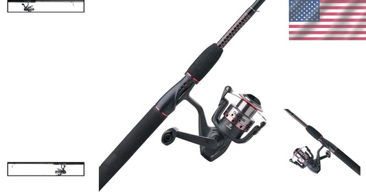 Durable 6.5ft GX2 Spinning Fishing Rod and Reel Combo - Portable & Reliable