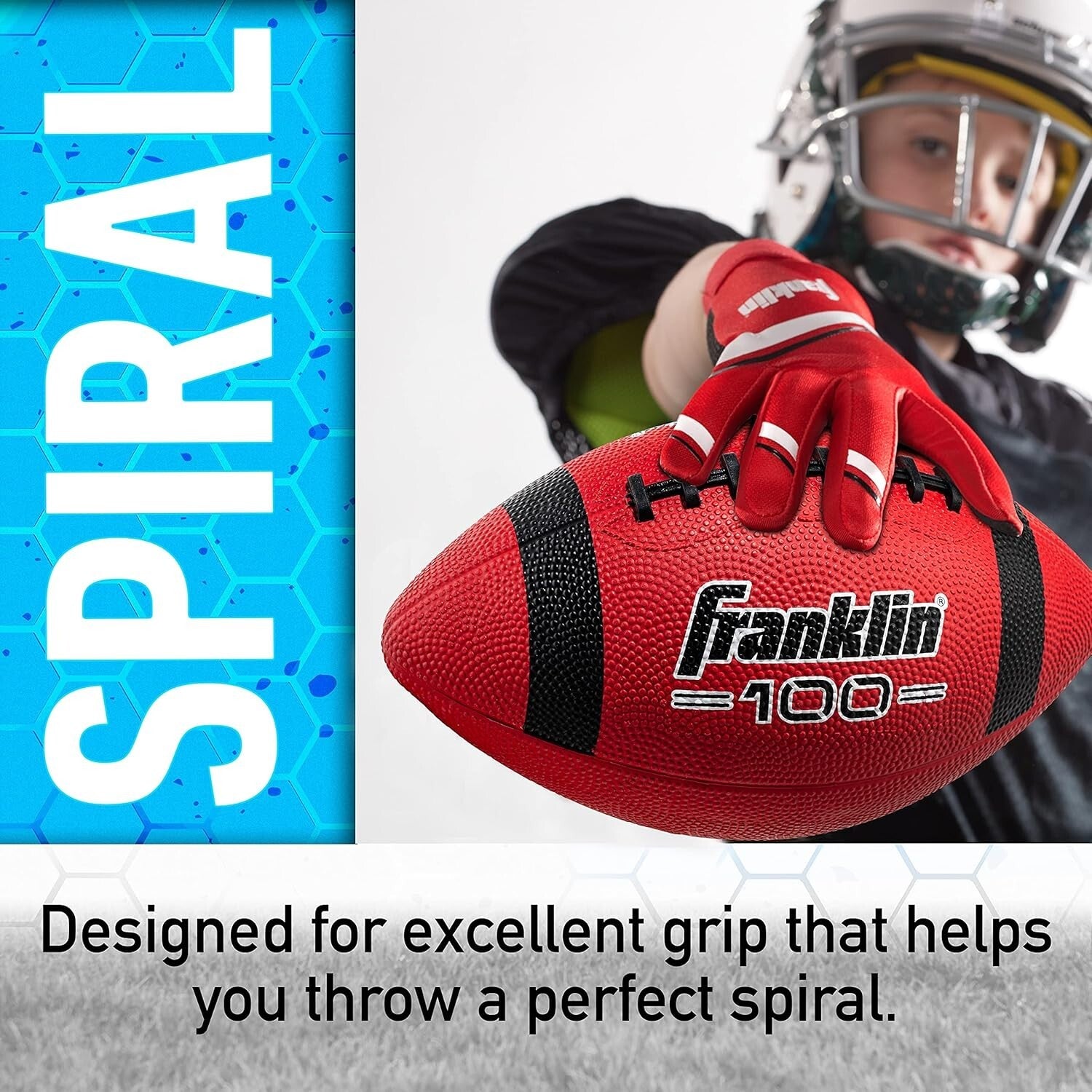 Grip-Rite Junior Footballs: Durable Outdoor Rubber Balls for Young Players