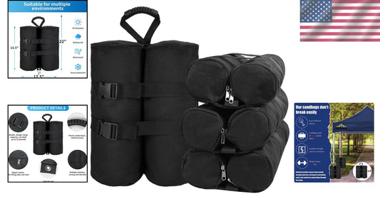 Portable Outdoor Canopy Weight Bags with UV Protection - Ideal for Events