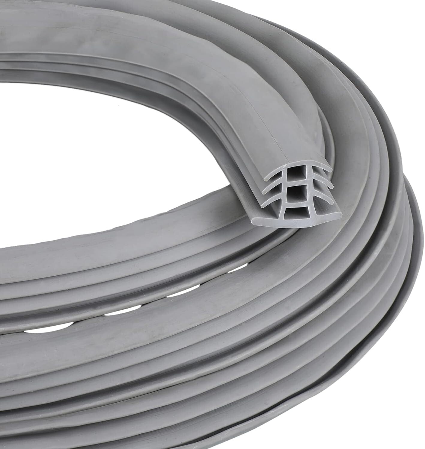 Flexible EPDM Concrete Expansion Joint Filler - 25ft Driveway Repair Solution