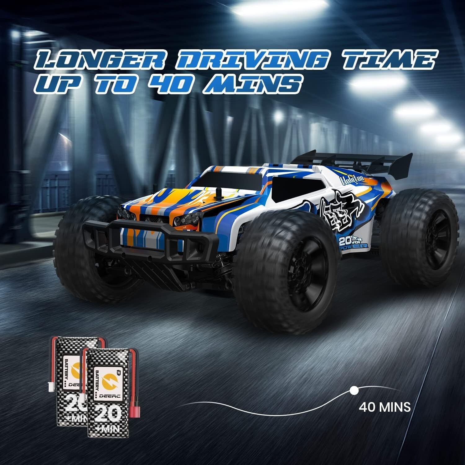 1:10 Scale RC Monster Truck - High Speed 48KM/H, Perfect Gift for Kids & Adults