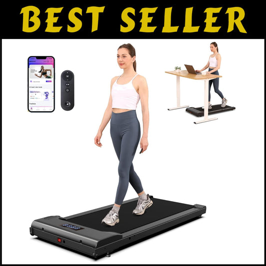 Alloy Steel Under Desk Treadmill with Remote Control – Ideal for Home & Office