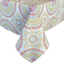 Load image into Gallery viewer, Modern Geometric 60” x 120” Tablecloth - Stylish for Indoor and Outdoor Use