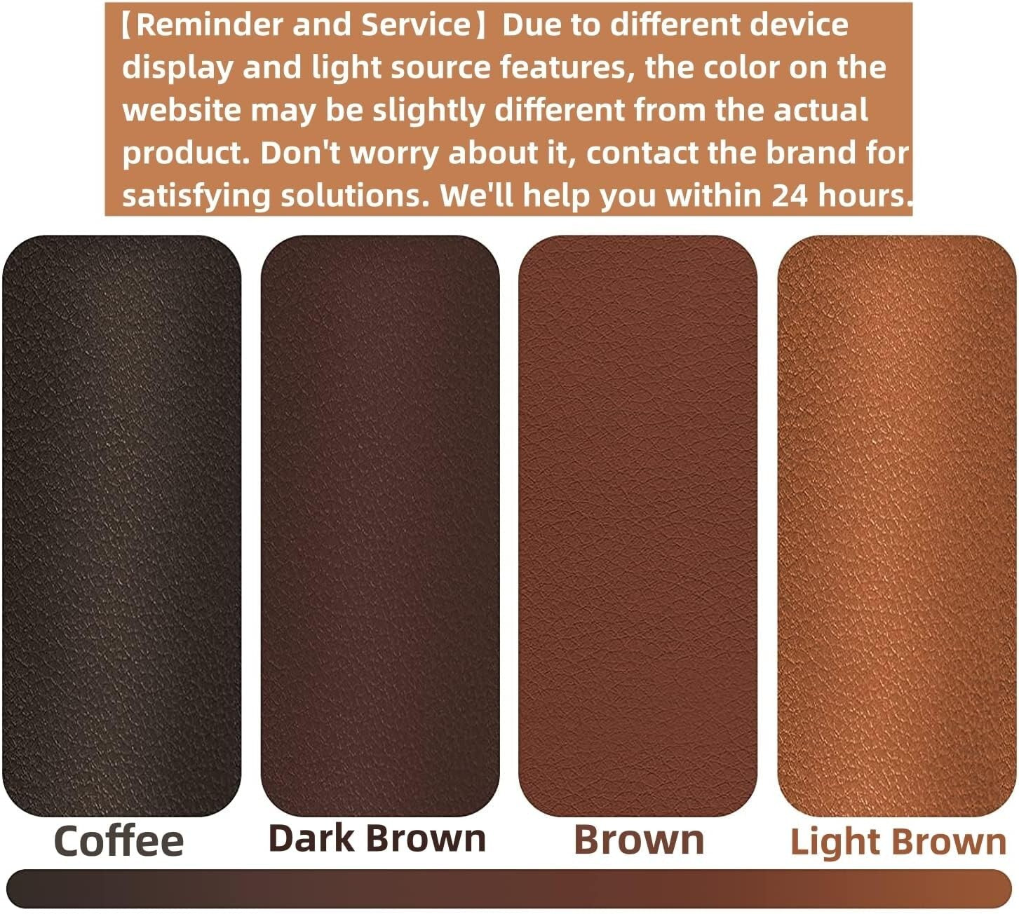 All-Purpose Self-Adhesive Leather Repair Patch, 35x79" for Walls and Furniture