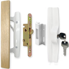 Load image into Gallery viewer, High-Quality Wood Sliding Patio Door Handle Set with Adjustable Locking System