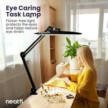 Load image into Gallery viewer, Professional 2,200 Lumens Black Desk Lamp - 4 Brightness Levels &amp; 3 Modes