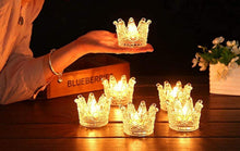 Load image into Gallery viewer, Gold Glass Votive Candle Holder Set of 12 - Ideal for Weddings and Celebrations