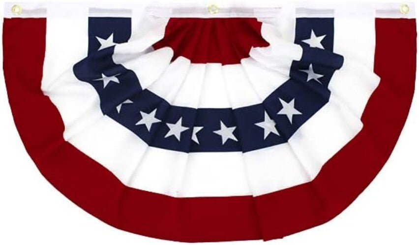 Patriotic 3x6 Ft Weather Resistant Fan Flags - Perfect for National Celebrations