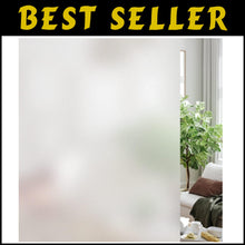 Load image into Gallery viewer, Reusable Static Cling Frosted Window Film - 35.4 x 32.8 Feet for Privacy