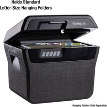 Load image into Gallery viewer, Heavy-Duty Charcoal Gray Safe with Digital Keypad – Protects Files &amp; Media