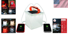 Load image into Gallery viewer, Floating Solar-Powered Lantern: LED Efficiency with Dual USB Charging Options