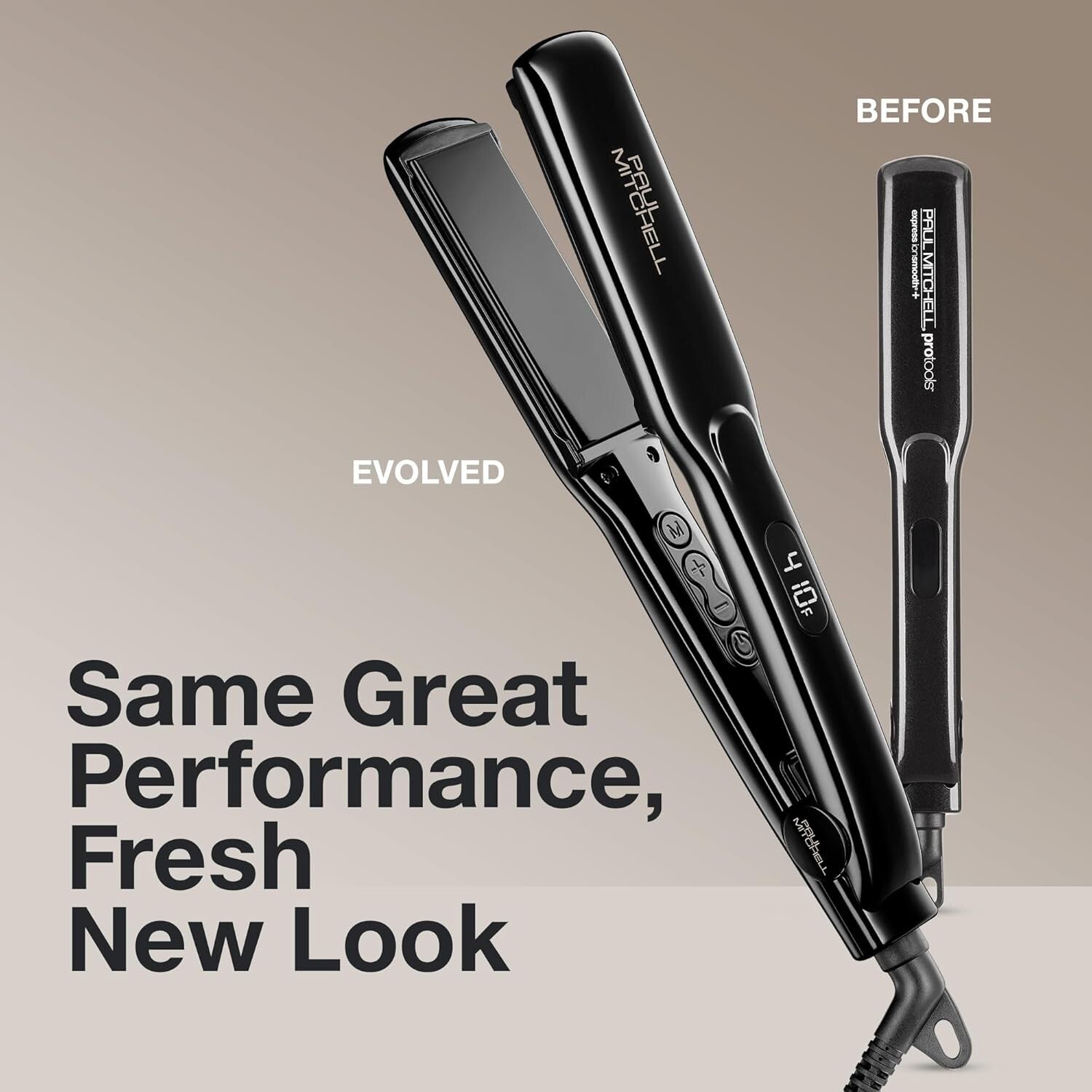 Versatile Adjustable Heat 1.25" Flat Iron - Ceramic Plates for Shiny Hair