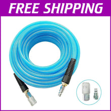 Load image into Gallery viewer, Durable 50ft PU Reinforced Non-Kinking Air Hose with Brass Quick Coupler