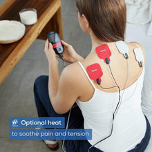 Load image into Gallery viewer, Lightweight Digital TENS &amp; EMS Device with Massage &amp; Heat: On-the-Go Pain Relief