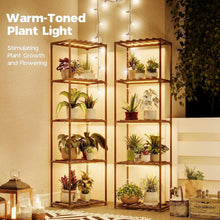 Load image into Gallery viewer, Ladder Style Plant Stands with Adjustable Grow Lights - Perfect for Home Décor
