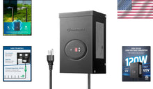 Load image into Gallery viewer, 120W Weatherproof Landscape Transformer with Timer and Built-in Photocell Sensor