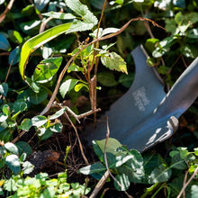 Load image into Gallery viewer, Compact Root Slayer Nomad - Lightweight Red Gardening Tool with Inverted V Blade