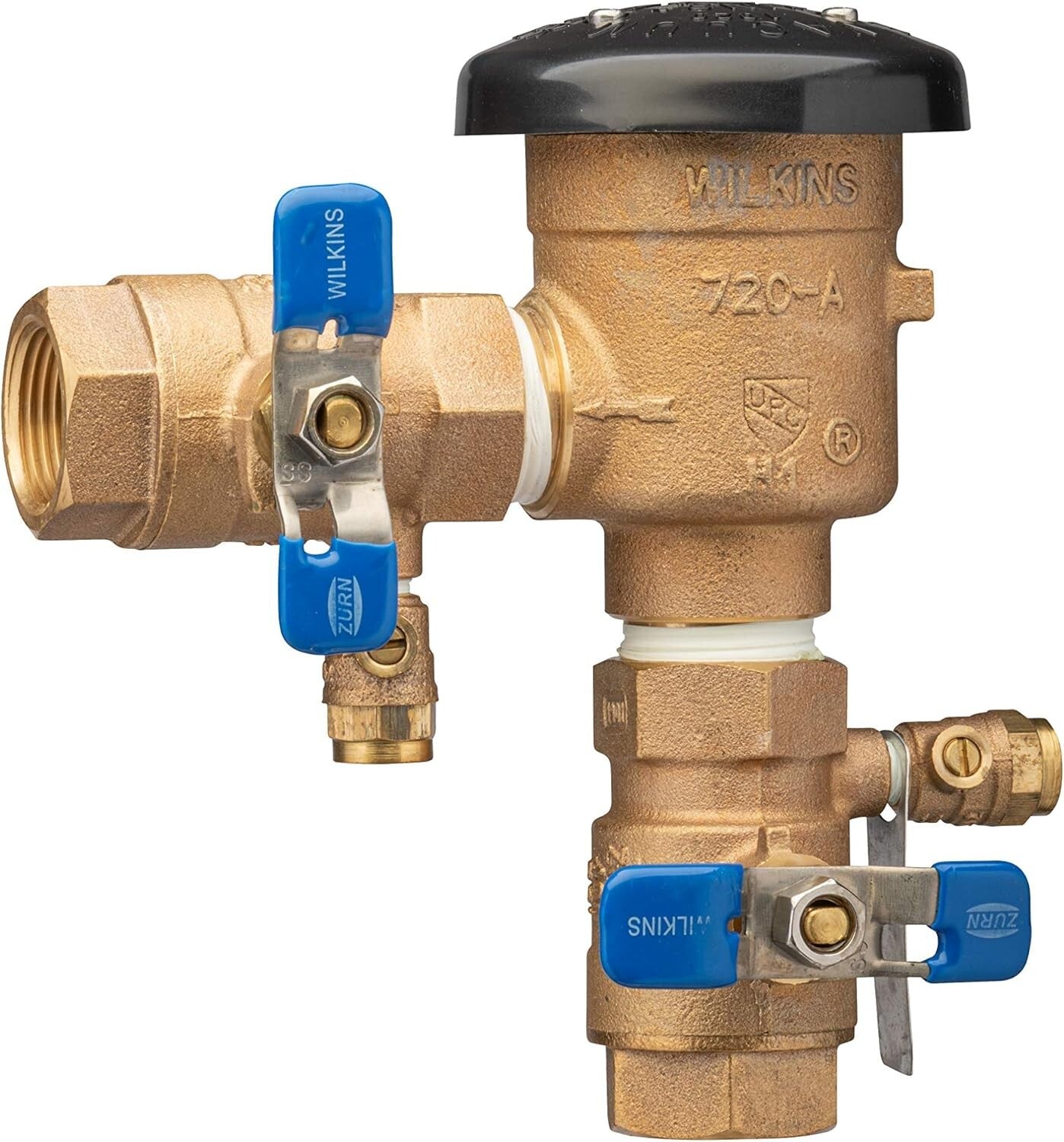 1.5-Inch Wilkins 720A Bronze Pressure Vacuum Breaker - Backsiphonage Safety