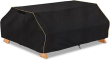 Load image into Gallery viewer, Waterproof and UV-Resistant Picnic Table Cover for 70/72 Inch Tables | Black