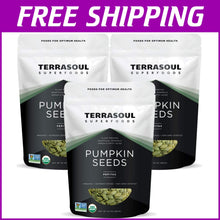 Load image into Gallery viewer, Fresh Unsalted Organic Pumpkin Seeds, 6 Lbs - 30-Day Money-Back Guarantee