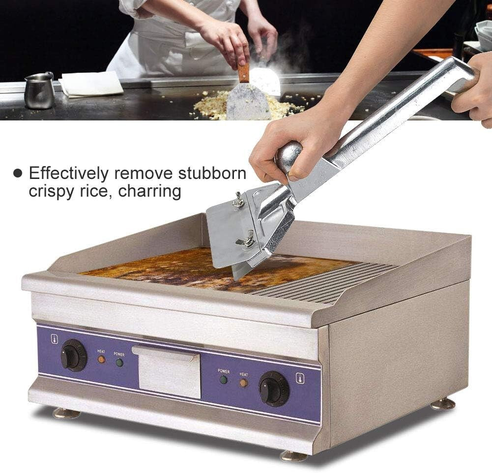 Efficient Heavy Duty Grill Scraper with Extra Blades - Ultimate Kitchen Tool