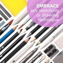 Load image into Gallery viewer, All-Inclusive 100-Piece Graphite, Charcoal &amp; Pastel Sketching Kit for Pros