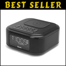 Load image into Gallery viewer, Multifunctional Alarm Clock with Wireless Charging Pad &amp; Bluetooth Music Speaker